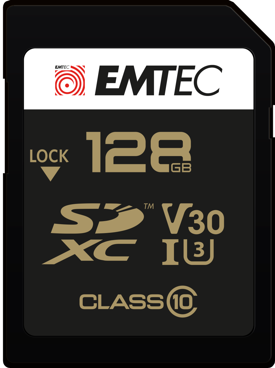 SDXC memorijska kartica Emtec SpeedIn Pro, 128Gb, Klasa 10 / UHS-1 U3 ECMSD128GXC10SP