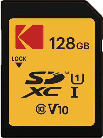 SDXC memorijska kartica Kodak Premium Performance, 128Gb, Klasa 10 / UHS-1 U1 EKMSD128GXC10K