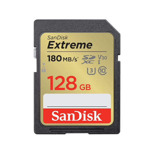 SDXC memorijska kartica SanDisk Extreme, 128Gb, Klasa 10 / UHS-1 U3 SDSDXVA-128G-GNCIN