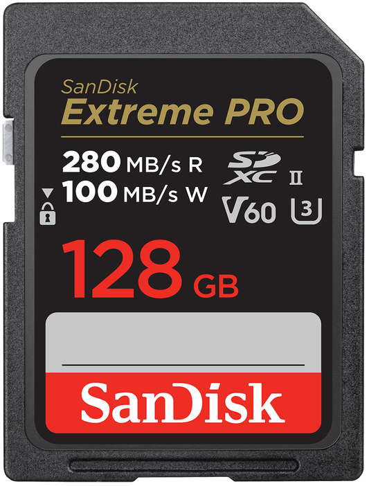 SDXC memorijska kartica SanDisk Extreme Pro, 128Gb, Klasa 10 / UHS-2 U3 SDSDXEP-128G-GN4IN