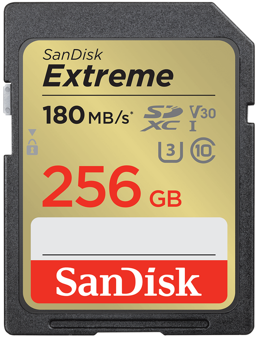 SDXC memorijska kartica SanDisk Extreme, 256Gb, Klasa 10 / UHS-1 U3 SDSDXVV-256G-GNCIN