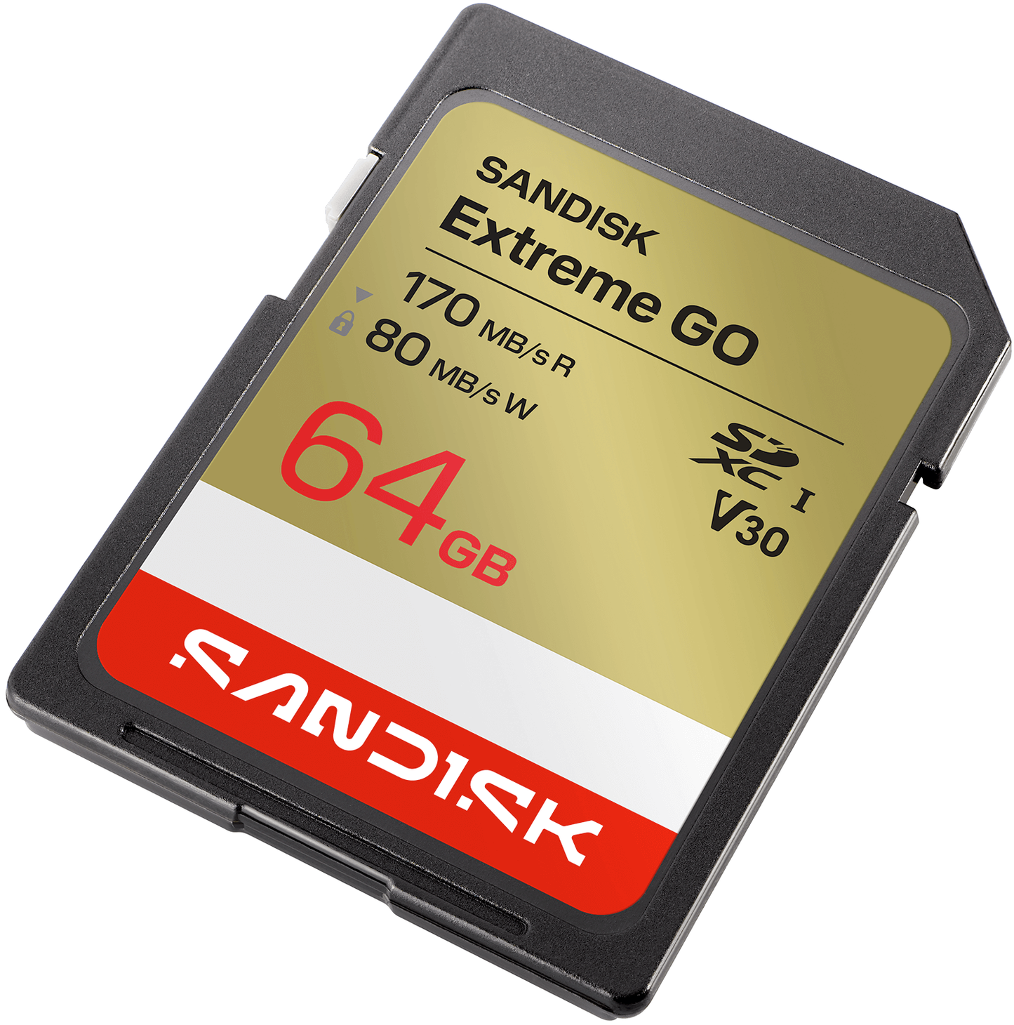 SDXC memorijska kartica SanDisk Extreme Go, 64Gb, Klasa 10 / UHS-1 U1 SDSDXGN-064G-GNCIN