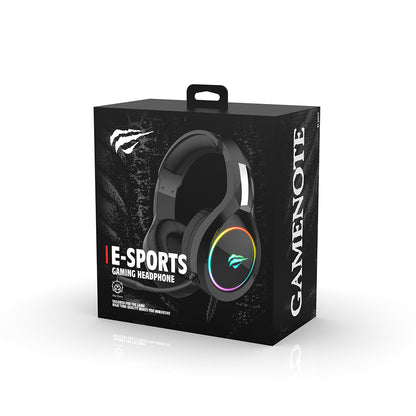 Gaming slušalice 3.5mm HAVIT H2002D, 2m, Ljubičaste