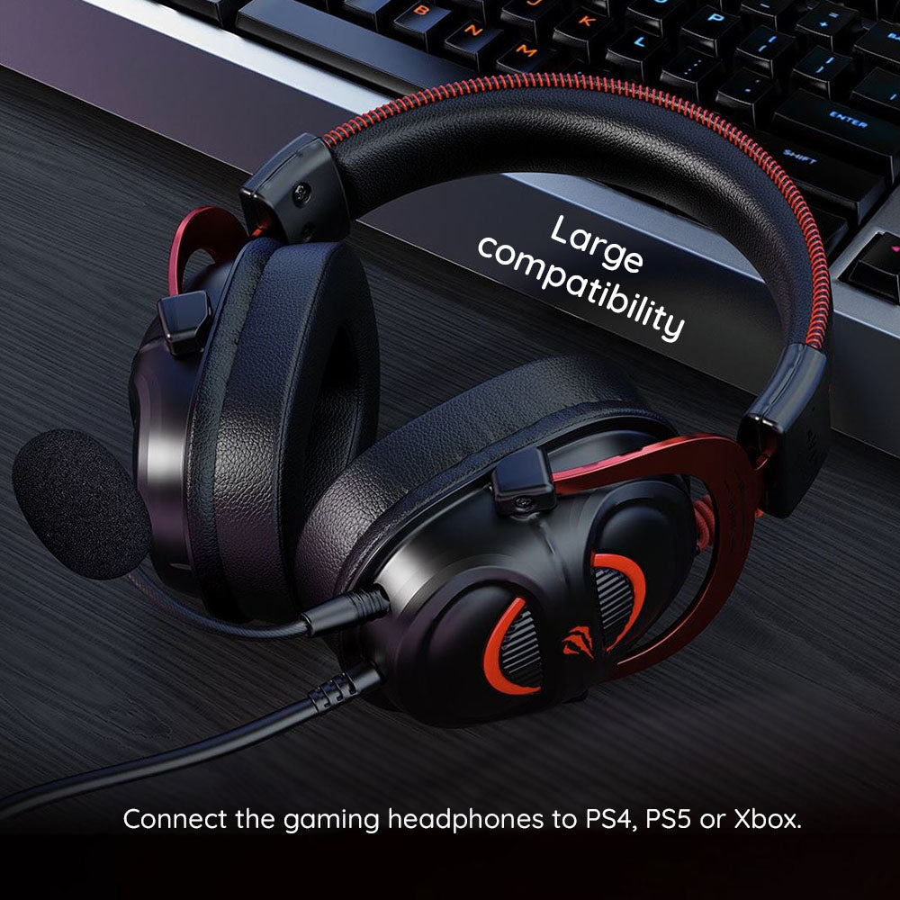 Slušalice za gaming 3.5mm HAVIT H2002E Pro, 2m, Crne