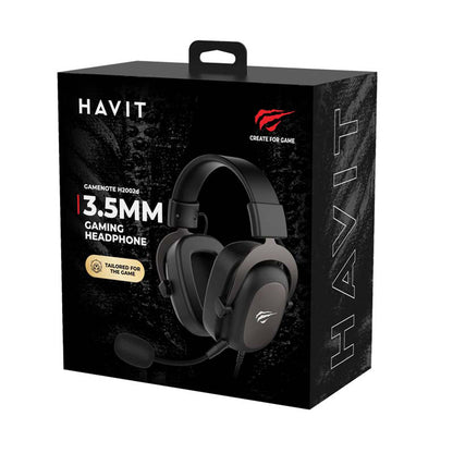 Slušalice za gaming 3.5mm HAVIT H2002E Pro, 2m, Crne