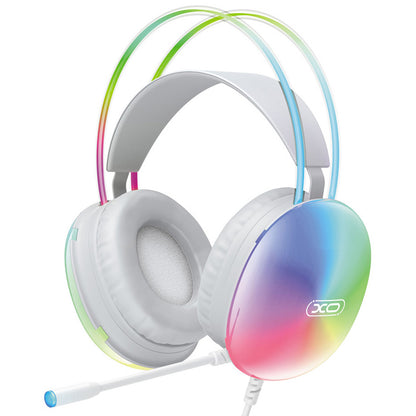 Gaming slušalice 3.5mm XO Design GE11, RGB, Bijele