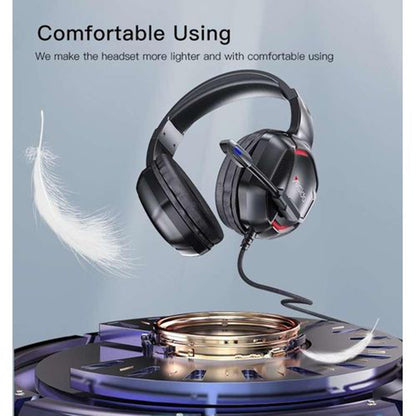 Slušalice za gaming 3.5mm Yesido EK01, RGB, 1.2m, Crne