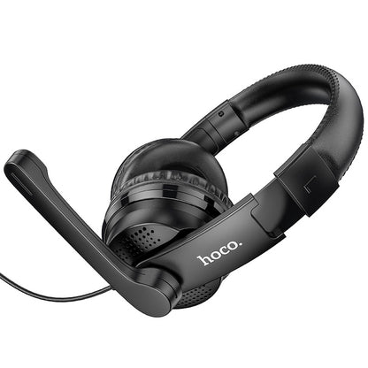 Gaming slušalice 3.5mm HOCO W103, Crne