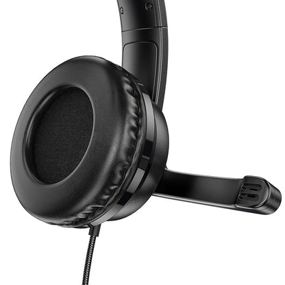 Gaming slušalice 3.5mm HOCO W103, Crne