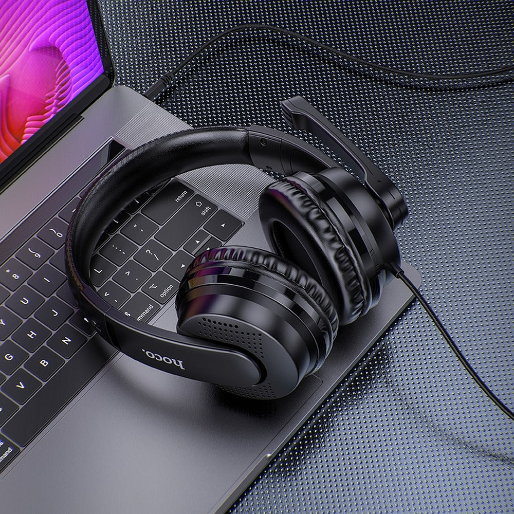 Gaming slušalice 3.5mm HOCO W103, Crne