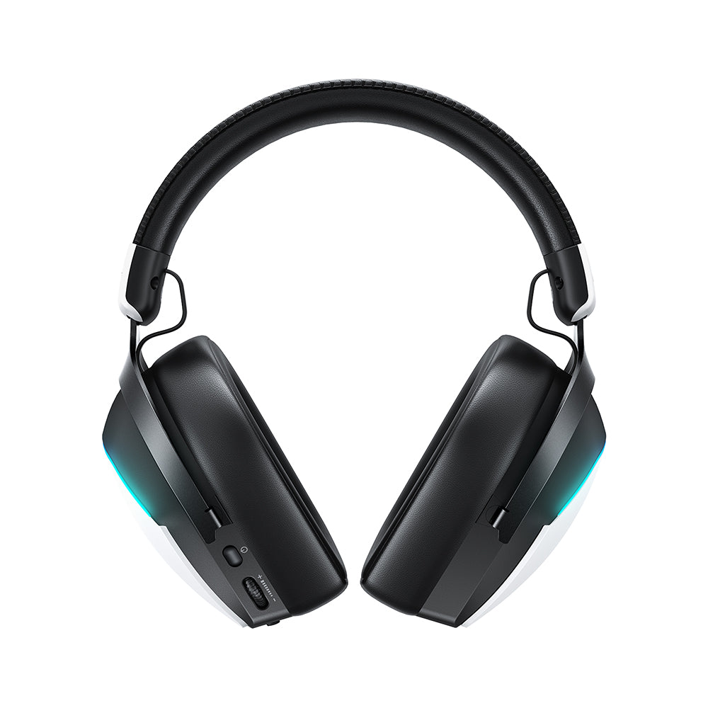 Bežične gaming slušalice Acefast H11, RGB, BT / Wi-Fi / Žičane, Bijele
