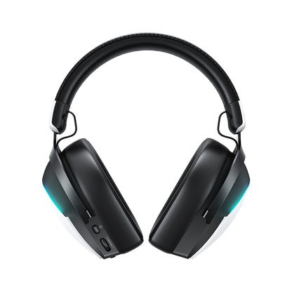 Bežične gaming slušalice Acefast H11, RGB, BT / Wi-Fi / Žičane, Bijele