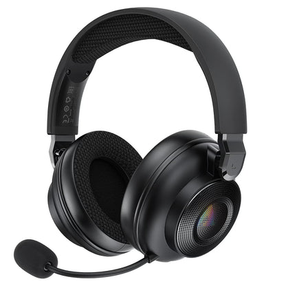Bežične gaming slušalice Acefast H15, RGB, BT / Wi-Fi / Žičane, Crne