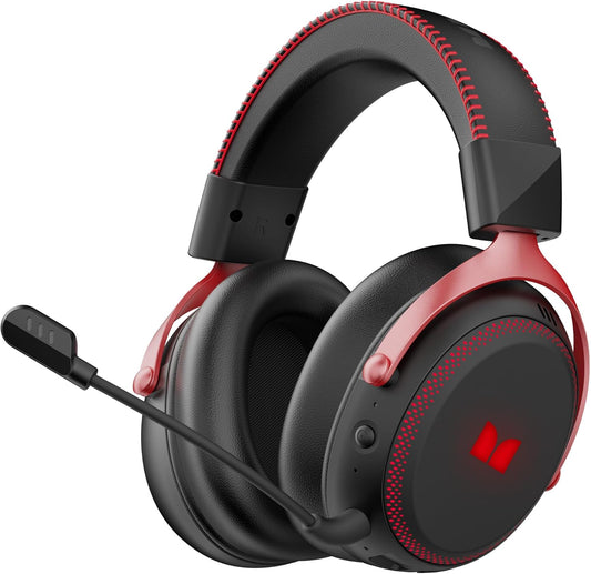Bežične gaming slušalice Monster Mission 350, BT / Wi-Fi / Žičane, Crne