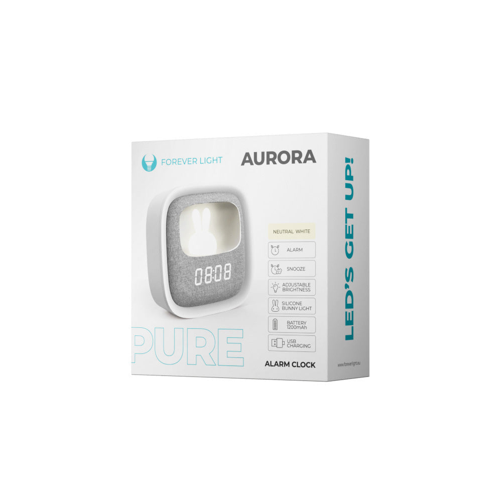 Digitalni sat Forever Pure FNL-06 Aurora, Bijeli