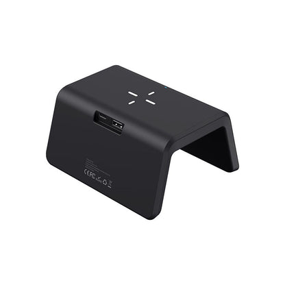 Digitalni sat HAVIT W320 s bežičnim punjenjem QI, Crni