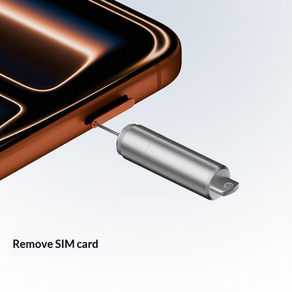 SIM ključ OEM CS-02, 3u1, Tip Privjesak, Siva