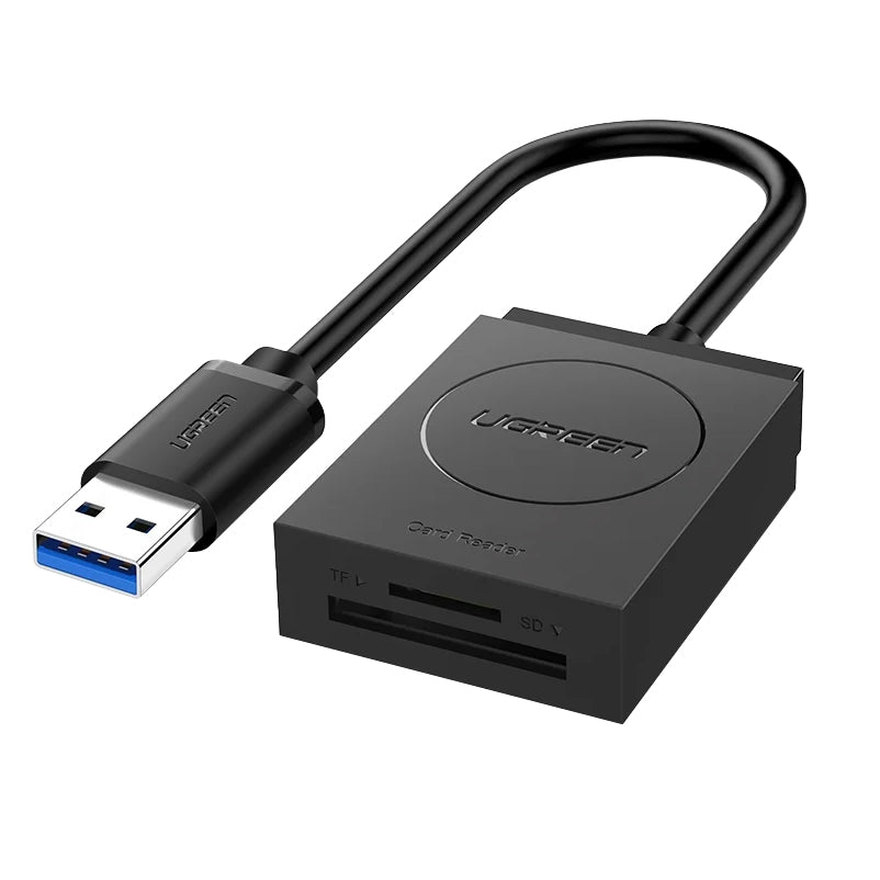 Čitač kartica USB 3.0 UGREEN CR127, SD - microSD, Crni