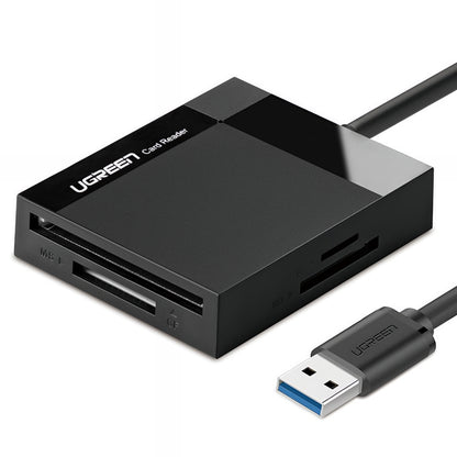 Čitač kartica USB 3.0 UGREEN CR125, SD - microSD - CF - MS, Crni