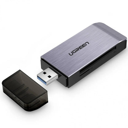 Čitač kartica USB 3.0 UGREEN CM180, SD - microSD - CF - MS, Sivi