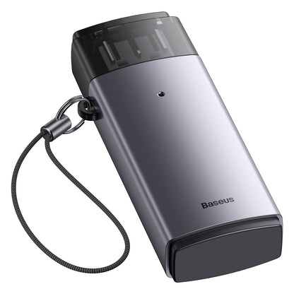 Čitač kartica USB Baseus BS-OH069, SD - microSD, Sivi WKQX060013