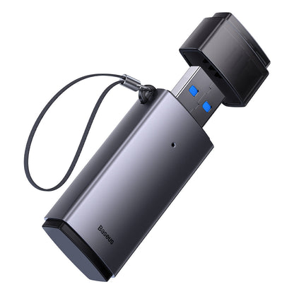 Čitač kartica USB Baseus BS-OH069, SD - microSD, Sivi WKQX060013