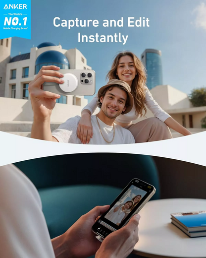 Čitač kartica USB-C Anker MagGo za Apple iPhone USB-C, SD - microSD, Bijeli A83D1G21