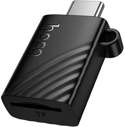 USB-C čitač kartica HOCO HB53, microSD, Crna
