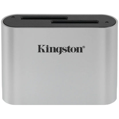 Čitač kartica USB-C Kingston Workflow, Dual SD, Sivi WFS-SD