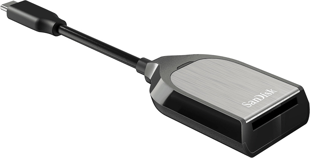 Čitač kartica USB-C SanDisk Extreme PRO, SD, sivi SDDR-409-G46