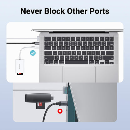 Čitač kartica USB-C UGREEN CM265, SD - microSD, Bijela