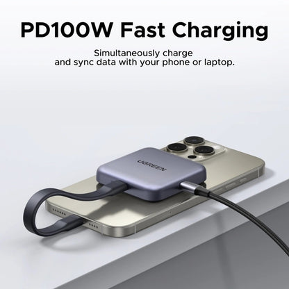 Čitač kartica USB-C UGREEN CM898 (65095), SD - microSD, Sivi