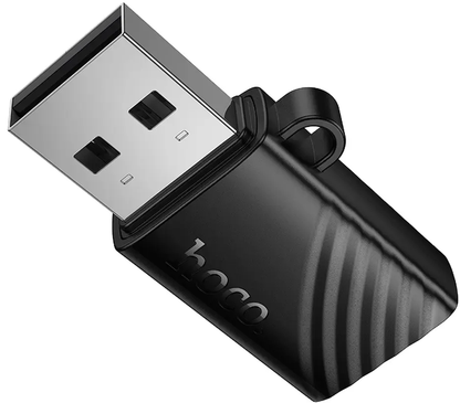 USB čitač kartica HOCO HB53, microSD, Crna