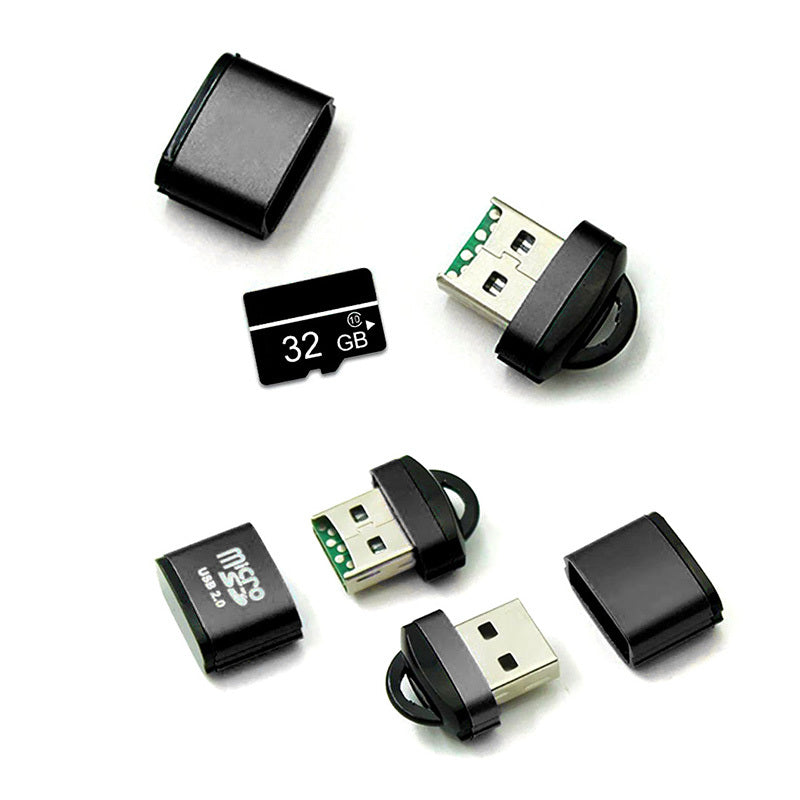 USB čitač kartica OEM CR01, microSD, Crna