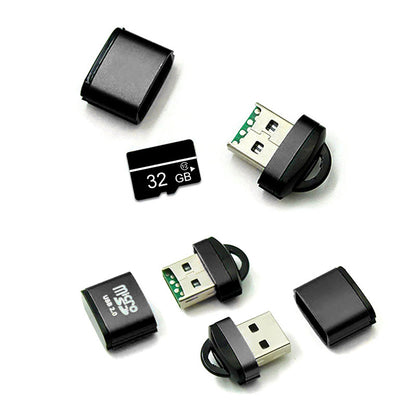 USB čitač kartica OEM CR01, microSD, Crna