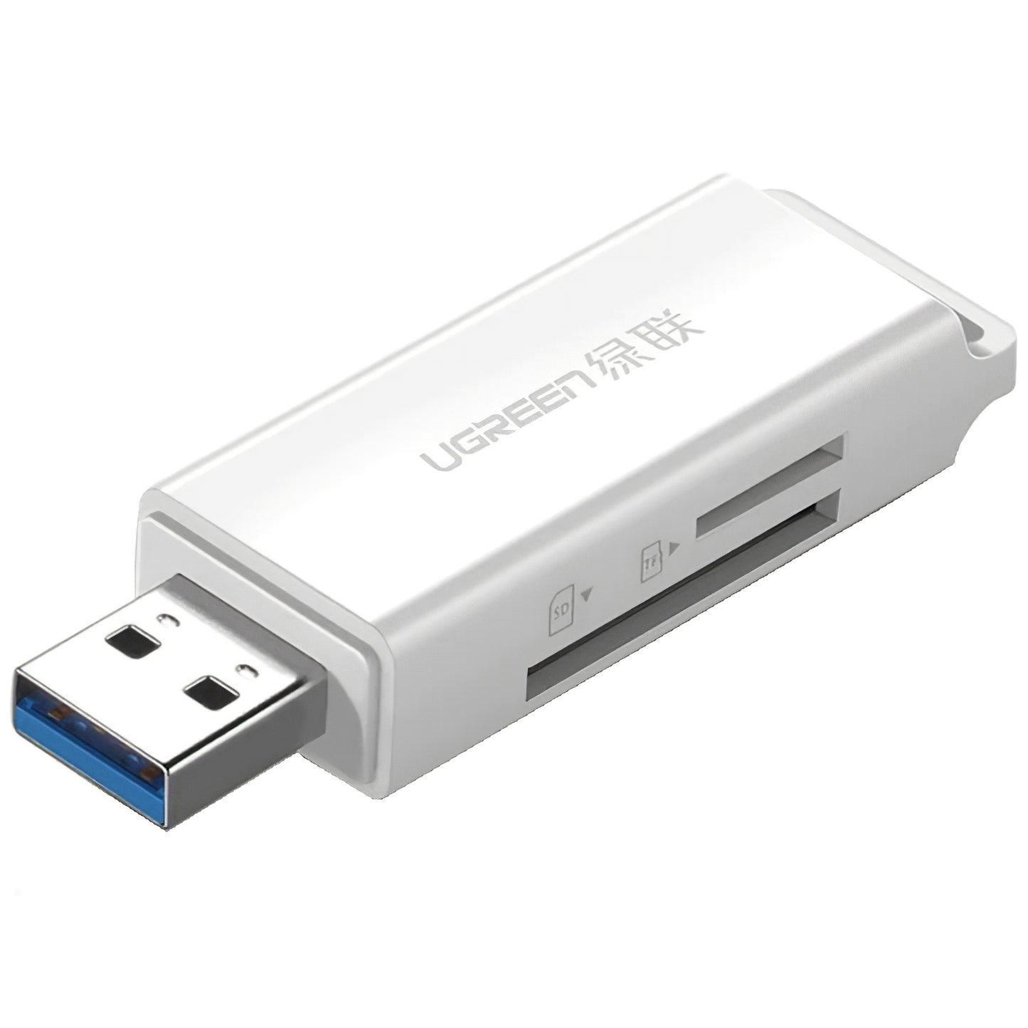 Čitač kartica USB 3.0 UGREEN CM104, SD - microSD, Bijeli