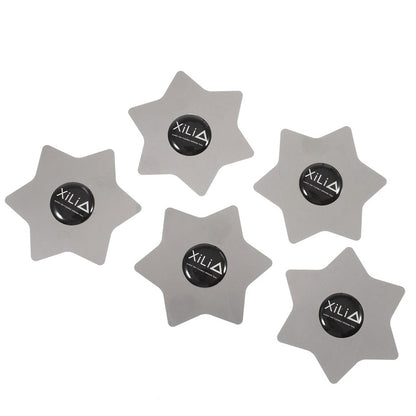 Metalne kopče Xili Hexagon, Set 5 komada
