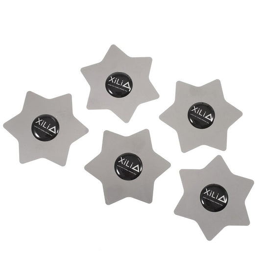 Metalne kopče Xili Hexagon, Set 5 komada