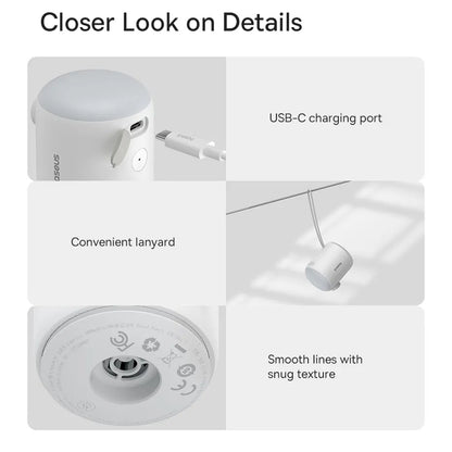 Baseus PocketGo pumpa za napuhavanje madraca, Bijela C11157700221-00