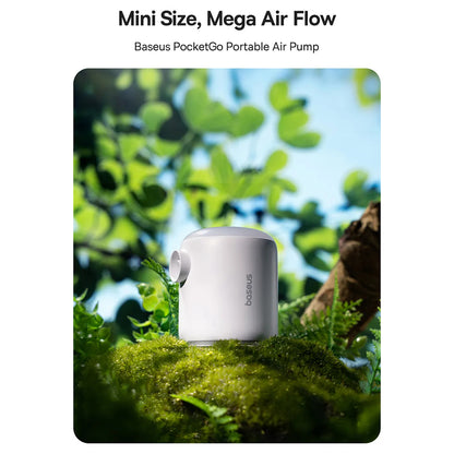 Baseus PocketGo pumpa za napuhavanje madraca, Bijela C11157700221-00