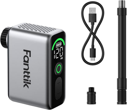 Kompresor za bicikl Fanttik X10 Ace Tiny, sivi