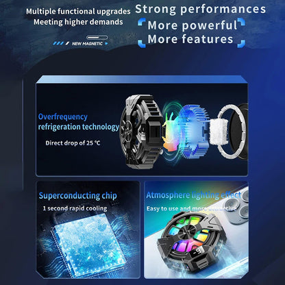 Cooler za gaming telefon Techsuit P60, crni