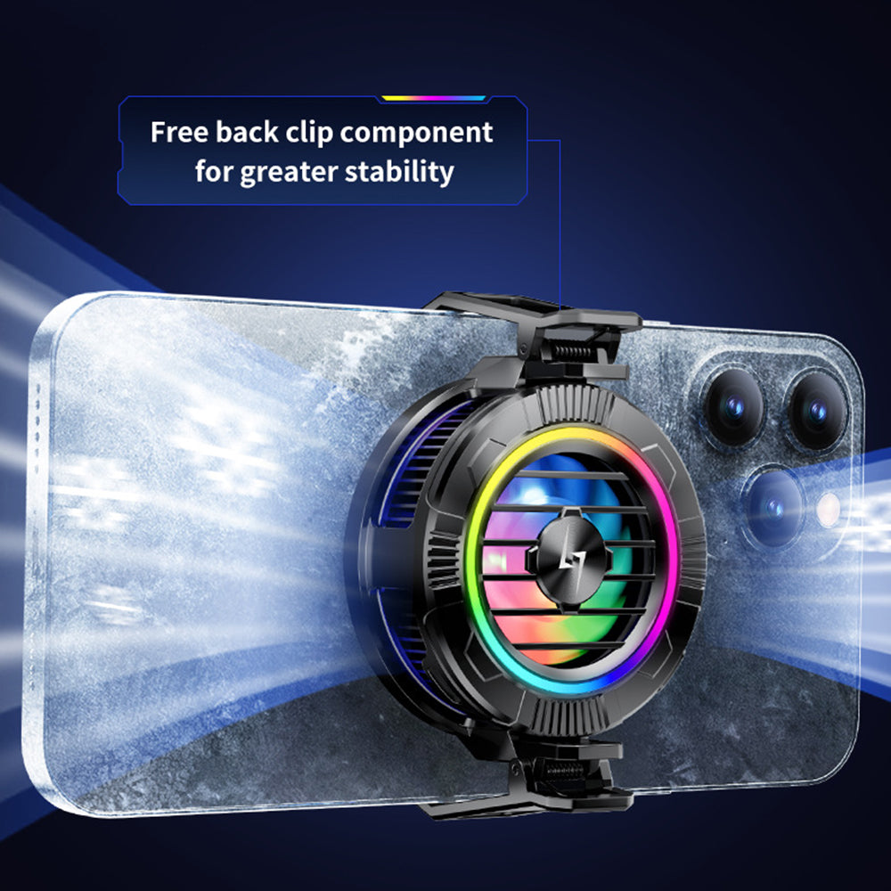 Cooler za gaming telefon Techsuit P66, Crni