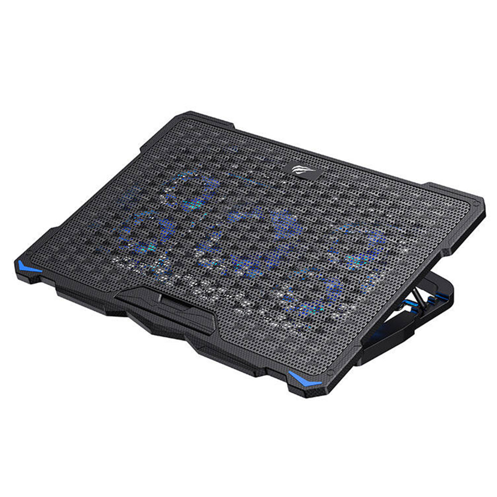 Cooler HAVIT F2076, za laptop max. 17 inča, Crni, Obnovljen