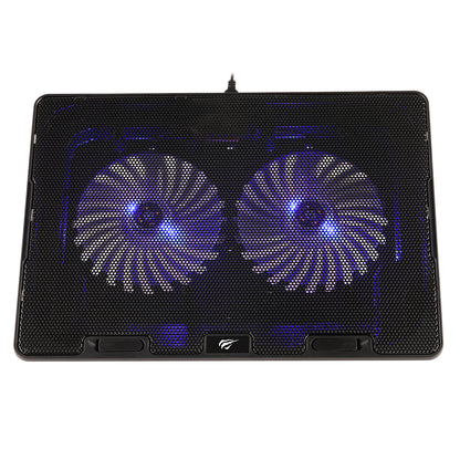 Cooler HAVIT F2083 za laptop 9 inča - 17 inča, Crni