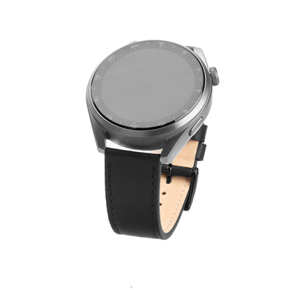 Remen Fixed Leather za Huawei Watch / Xiaomi Watch Series, 22mm, Crni