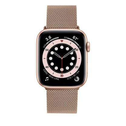 Remen Fixed Mesh za Apple Watch 42mm / 41mm / 40mm / 38mm serije, Ružičasto Zlato