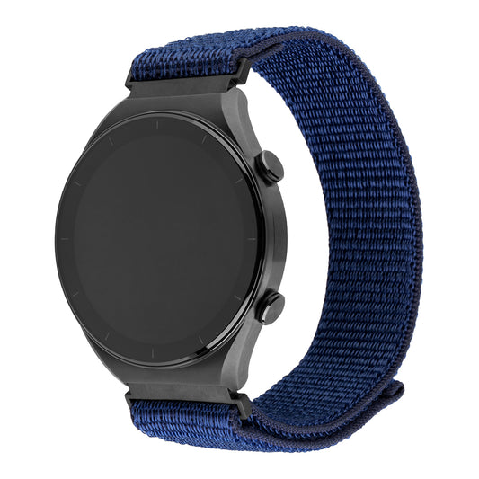 Fixed Nylon Sporty remen za Huawei Watch / Xiaomi Watch Series, 22mm, Tamnoplava