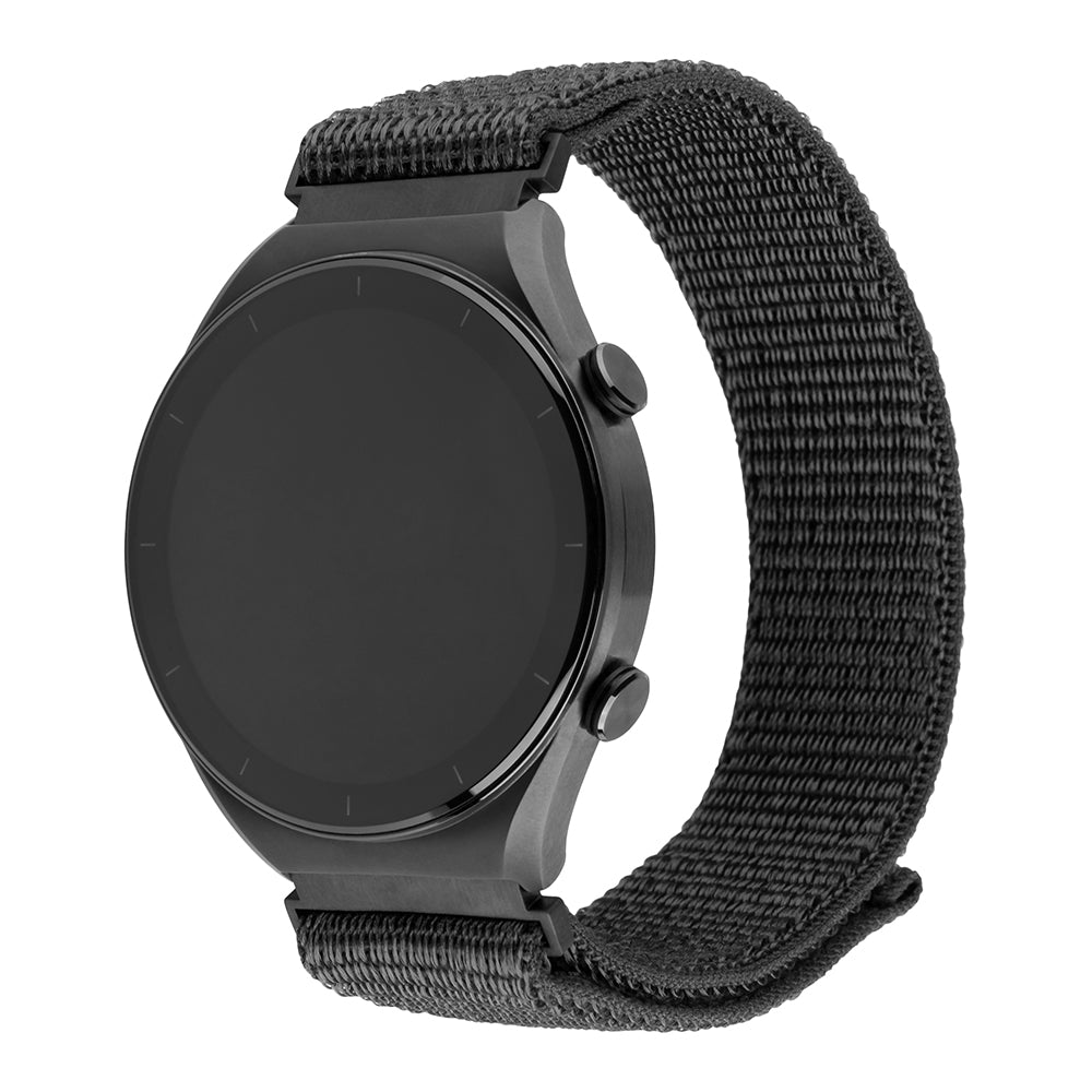 Curea Fixed Nylon Sporty za Huawei Watch / Xiaomi Watch Series, 22mm, Tamno siva