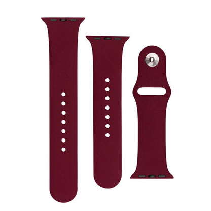 Remen Fixed Silicone Sporty za Apple Watch 49mm / 46mm / 45mm / 44mm / 42mm serije, Višnja